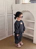 班喜迪女童套裝春裝2026新款寶寶衛衣褲子時(shí)髦洋氣兒童春秋裝衣服小童裝 韓灰 90 曬單實(shí)拍圖
