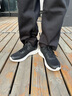 安踏晴空丨休閑運動(dòng)鞋男舒適輕便休閑鞋百搭薄底通勤徒步鞋跑鞋男 基礎黑/紙莎白-4 41 （男8） 曬單實(shí)拍圖