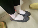 HKQD老北京布鞋女春秋新款一腳蹬軟底休閑中老年媽媽2025平底波鞋 女 黑色 38 標準碼 曬單實(shí)拍圖