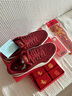 彪馬（PUMA）男鞋女鞋新年款低幫板鞋本命年喜慶跑步運動(dòng)鞋情侶紅婚鞋休閑鞋子 【主推款】小紅鞋-金標/新年款 42.5 275/8.5 曬單實(shí)拍圖