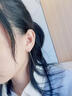 BJYLS999純銀水滴耳線(xiàn)女足銀耳釘氣質(zhì)長(cháng)款耳環(huán)新款時(shí)尚流蘇耳墜養耳洞 通體s999足銀水滴耳線(xiàn) 曬單實(shí)拍圖