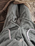 貓人情侶睡衣男冬【法蘭絨保暖加厚】簡(jiǎn)約珊瑚絨可外穿家居服男藍色XL 曬單實(shí)拍圖