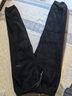 頂峰保羅（Dingfengbaoluo）美式燈芯絨休閑褲男秋冬束腳衛褲加絨加厚雪尼爾K901黑色XL 曬單實(shí)拍圖