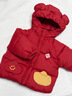 嘟嘟家兒童棉服拜年服冬裝男童棉衣過(guò)年冬款女童棉襖新年寶寶童裝國風(fēng)潮 紅色 110 曬單實(shí)拍圖