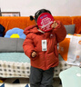 巴拉巴拉兒童羽絨服女童寶寶加厚保暖鵝絨服冬男童2025新款冬季外套上衣潮 曬單實(shí)拍圖