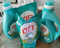 立白天然茶籽洗衣液12斤 除菌除螨抑菌 手洗機洗祛味去漬含補充裝 曬單實(shí)拍圖