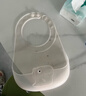 babycare寶寶吃飯圍兜輔食飯兜防水硅膠嬰兒兒童圍嘴口水兜巾【超輕3D】 曬單實(shí)拍圖