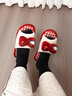小野和子美利奴羊毛襪子女款秋冬季加絨加厚羊毛襪保暖無(wú)骨中筒襪 曬單實(shí)拍圖