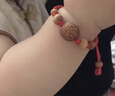龍虎山桃核手串手鏈紅繩防驚嚇手繩寶寶孕婦桃木護身符兒童新年禮物手繩 曬單實(shí)拍圖