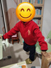 班尼路（Baleno）兒童加絨衛衣秋冬新年款2026馬年本命年紅色上衣男女童過(guò)年拜年服 曬單實(shí)拍圖