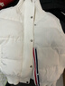 派吉鯊2025年新款冬季新款小香風(fēng)時(shí)尚設計針織拼接短款加厚保暖棉服外套 白色 M 100-115 曬單實(shí)拍圖