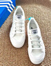 adidas NIZZA PLATFORM厚底增高運動(dòng)帆布鞋男女阿迪達斯三葉草 白   37 曬單實(shí)拍圖