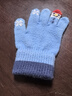 尼多熊兒童手套3-6歲冬季保暖寶寶手套男女童五指手套針織分指手套秋冬 曬單實(shí)拍圖