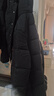 鴨鴨（YAYA）王一博同款冰殼系列戶(hù)外極寒羽絨服男士新款長(cháng)款情侶加厚女外套 青光黑色 2XL /185(建議175-195斤) 曬單實(shí)拍圖