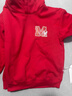 馬克華菲男童衛衣加絨馬年紅色兒童本命年衣服連帽過(guò)年拜年服上衣 紅 130 曬單實(shí)拍圖