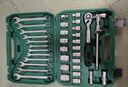 齊魯安然（QL）棘輪套筒扳手套裝多功能外六角快速汽修工具組合 1/2大飛 12件套 曬單實(shí)拍圖