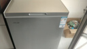 美菱（MeiLing）冰柜142升家用小型減霜頂開(kāi)臥式超薄冷藏冷凍白色冷柜一級能效斷電保溫母嬰迷你小冰箱補貼電冰柜 BC/BD-142DTXNP-皓月銀 142L 曬單實(shí)拍圖
