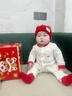 英氏（YEEHOO）【晚會(huì )同款】滿(mǎn)月嬰兒衣服純棉男女寶寶新年連體衣 歲歲蘋(píng)安哈衣 【襟哈2件裝】 73cm （推薦6-9個(gè)月） 曬單實(shí)拍圖