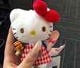 伊美娃娃HelloKitty公仔書(shū)包掛件玩偶背包掛飾鑰匙扣毛絨掛件生日禮物女生 曬單實(shí)拍圖