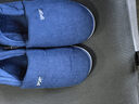 比格加特大碼加絨保暖棉鞋男款冬季4849居家室內棉拖鞋包跟女 藏青50-51 曬單實(shí)拍圖