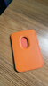 Smorss 適用蘋(píng)果MagSafe磁吸卡包通用iPhone17-12系列手機背貼卡套公交地鐵門(mén)禁購物卡袋手機殼卡包橙色 曬單實(shí)拍圖