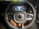 沃爾沃方向盤(pán)套真皮XC60/S90/S60/XC90/V90/XC40/V60車(chē)把套超薄款 圓形超薄款【黑色線(xiàn)】帶車(chē)標 曬單實(shí)拍圖