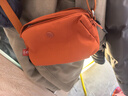 東選布包單肩斜挎包旅游小包女士休閑時(shí)尚防潑水尼龍斜跨媽媽包帆布包 橘色 曬單實(shí)拍圖