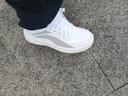 李寧鞋子男鞋經(jīng)典板鞋男2025春季厚底增高休閑鞋運動(dòng)戶(hù)外低幫小白鞋 白色/銀標 41 曬單實(shí)拍圖