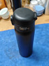 京東京造保溫杯 水杯子男女兒童學(xué)生316不銹鋼【一鍵彈蓋】黑色480ml 曬單實(shí)拍圖