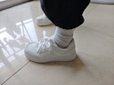 環(huán)球厚底小白鞋女款秋冬2025新款女鞋百搭女鞋配裙子休閑運動(dòng)板鞋女士 曬單實(shí)拍圖