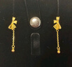 周六福輕婚嫁系列蝴蝶結黃金耳墜女生日禮物計價(jià)A0912513 一對 約1.96g 曬單實(shí)拍圖