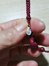 JCZS天然朱砂女出生年和平扣手煉紅繩原礦紫金砂男手煉編織手繩銀夫婦 朱砂平安扣紅繩【四股編】 曬單實(shí)拍圖