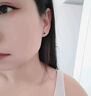 伊燦S925銀針黑色方形小耳釘養耳洞睡覺(jué)免摘耳環(huán)小巧時(shí)尚精致氣質(zhì)耳飾 S925銀針黑色方形耳釘 曬單實(shí)拍圖