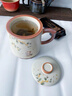 puresigns汝窯貓咪茶杯陶瓷過(guò)濾茶水分離杯辦公室泡茶杯馬克杯個(gè)人專(zhuān)用杯子 桂花貓辦公杯-禮盒裝 曬單實(shí)拍圖