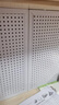 洞洞板置物架手機配件飾品五金工具貨架掛板墻不銹鋼展示架 洞洞板長(cháng)1200寬800白色【送掛鉤20個(gè)】 曬單實(shí)拍圖