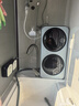KANGYAN壁掛式雙桶艙分倉內衣褲專(zhuān)用洗衣機迷你小型全自動(dòng)洗烘一體洗襪子機懶人洗衣機洗襪子神器 【鈦合灰】雙桶太空艙 滾筒 【桌面壁掛兩用款】洗烘一體 曬單實(shí)拍圖