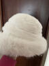 名創(chuàng  )優(yōu)品新款帽子冬季女時(shí)尚洋氣毛絨漁夫帽戶(hù)外登山加厚防寒大頭圍顯臉小 奶糖白【大毛絨/蓬松保暖】 曬單實(shí)拍圖