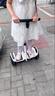 小米煜號智能電動(dòng)兒童2026新款平衡車(chē)3-6-12歲體感車(chē)10歲到15歲以上成年人超長(cháng)續航體感代步車(chē) 8吋米白腿控+手控 旗艦版 曬單實(shí)拍圖