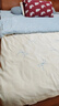 無(wú)印良品牛奶絨床上用品四件套秋冬季加厚加絨2025新款床單床笠被套三件套 蝴蝶結-奶白藍【升級加密款】 1.8m 床笠款 四件套/被套200x230cm 曬單實(shí)拍圖
