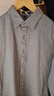 杉杉【羊毛磨毛】長(cháng)袖襯衫男新品厚款休閑商務(wù)法蘭絨棉襯衣 淺灰色 40 曬單實(shí)拍圖