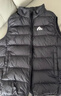 紅豆90絨兒童羽絨服馬甲輕薄男女童立領(lǐng)背心外穿外套  黑色 140 曬單實(shí)拍圖