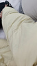 三彩【防水易打理】2025冬季新款90白鴨絨羽絨服寬松面包服M 嫩黃色 S 155/80A 曬單實(shí)拍圖