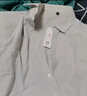 凡客誠品（VANCL）襯衫男士春秋季牛津紡條紋長(cháng)袖休閑寬松百搭襯衣男 灰白條 M 曬單實(shí)拍圖