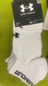 安德瑪（Under Armour）襪子船襪【3雙】籃羽毛球運動(dòng)襪男女跑步薄款防臭毛巾短棉襪 曬單實(shí)拍圖