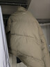gxgjeans男裝 冬季短款保暖立領(lǐng)羽絨服 3色可選 卡其色 L (175) 曬單實(shí)拍圖