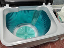澳柯瑪半自動(dòng)波輪洗衣機13KG公斤 雙不銹鋼桶大容量 二級能效 除毛雙缸宿舍租房家用洗滌脫水AP130S01SG 曬單實(shí)拍圖