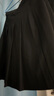 百圖betu女裝春季新款半身裙學(xué)院風(fēng)知性顯瘦壓褶半身裙女2401T51 黑色 M 曬單實(shí)拍圖