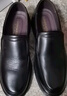 老人頭（LAORENTOU）皮鞋男鞋商務(wù)休閑鞋春秋軟底牛皮正裝婚禮爸爸鞋子 LA102 黑 40 曬單實(shí)拍圖
