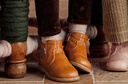 小羊沃利woollykids男女童真皮童鞋中高幫時(shí)尚防滑休閑復古風(fēng)皮靴 加毛咖啡棕 25 碼 內長(cháng)16.0cm適合腳長(cháng)15.1-15.5cm 曬單實(shí)拍圖