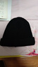 左西男童帽子2025新款冬季兒童耳朵護耳針織毛線(xiàn)帽保暖洋氣 黑色 通碼 曬單實(shí)拍圖